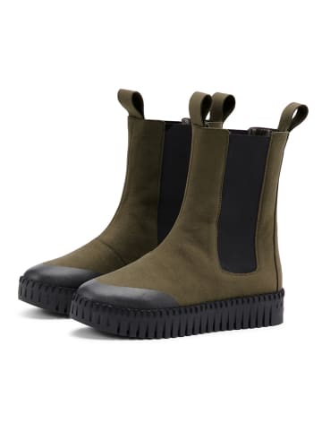 Ilse Jacobsen Chelsea-Boots in Khaki