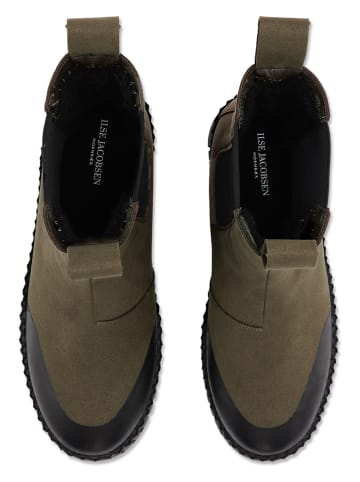 Ilse Jacobsen Chelseaboots kaki