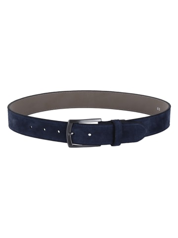 New G.O.L Leren riem donkerblauw