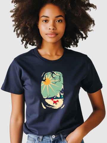 WOOOP Shirt in Dunkelblau