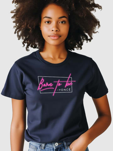 WOOOP Shirt in Dunkelblau