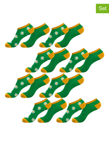 Lucky Socks 8-delige set: sokken groen