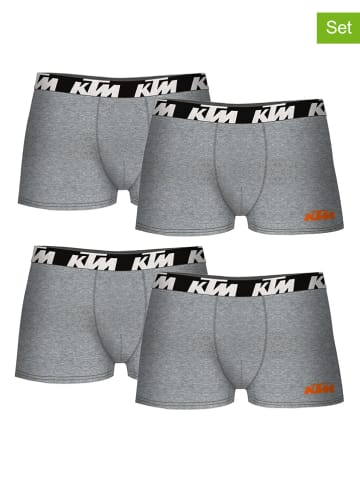 KTM 4-delige set: boxershorts grijs