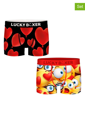Lucky Boxer Bokserki (2 pary) ze wzorem
