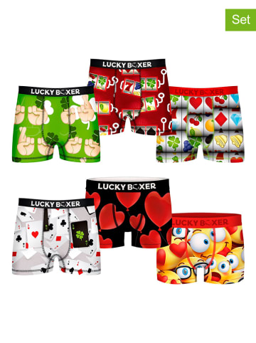 Lucky Boxer 6-delige set: boxershorts meerkleurig