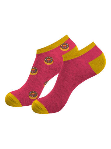 Lucky Socks 4er-Set: Socken in Rot/ Schwarz
