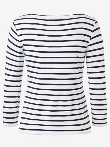 More & More Longsleeve donkerblauw/wit