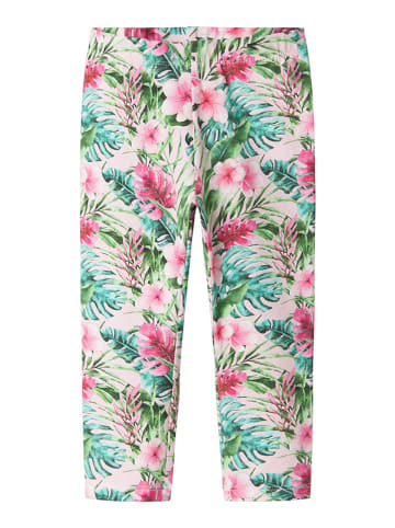 name it Leggings in Grün/ Rosa