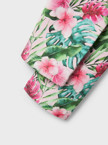 name it Leggings in Grün/ Rosa
