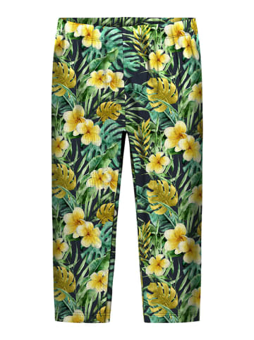 name it Leggings in Grün/ Gelb