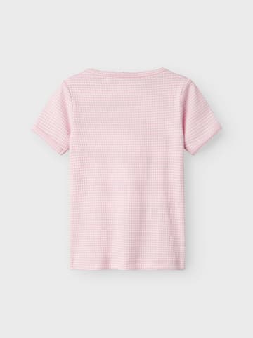 name it 2-delige set: shirts wit/lichtroze