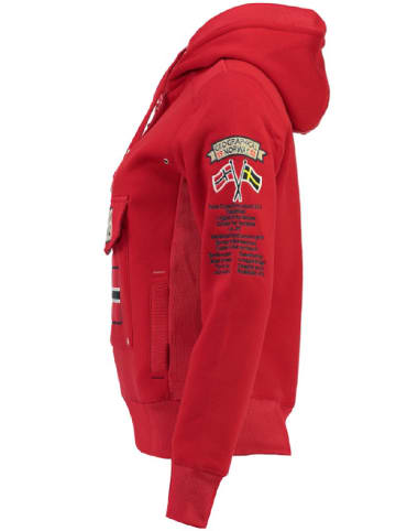 Geographical Norway Hoodie "Gymclass" rood