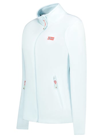 Geographical Norway Kurtka polarowa "Ulyssia" w kolorze błękitnym