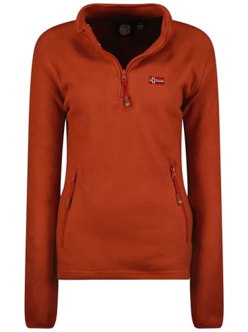 Geographical Norway Bluza polarowa "Ulyssia" w kolorze jasnobrązowym