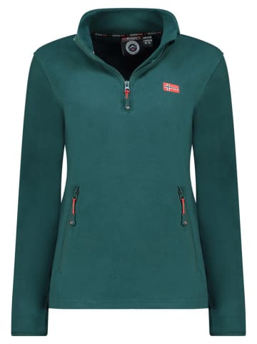 Geographical Norway Fleecepullover "Ulyssia" in Dunkelgrün