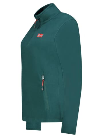 Geographical Norway Fleecepullover "Ulyssia" in Dunkelgrün