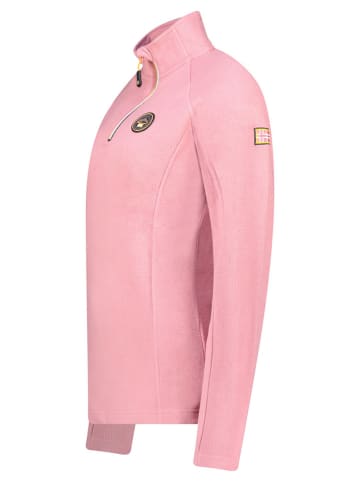 Geographical Norway Fleece trui "Tugim" lichtroze