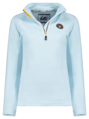 Geographical Norway Fleecepullover "Tugim" in Hellblau