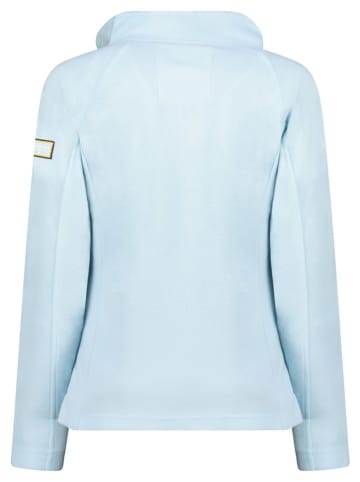 Geographical Norway Bluza polarowa "Tugim" w kolorze błękitnym