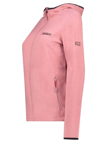 Geographical Norway Kurtka polarowa "Unicia" w kolorze jasnoróżowym