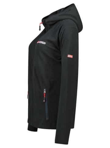 Geographical Norway Kurtka polarowa "Unicia" w kolorze czarnym