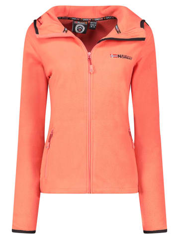 Geographical Norway Kurtka polarowa "Unicia" w kolorze pomarańczowym