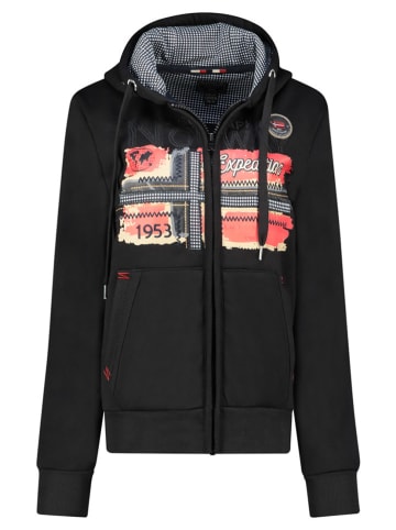 Geographical Norway Sweatjacke "Farlotte" in Schwarz