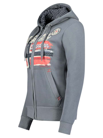 Geographical Norway Sweatjacke "Farlotte" in Grau