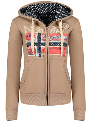 Geographical Norway Sweatjacke "Farlotte" in Beige