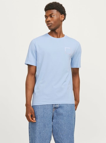 Jack & Jones Koszulka w kolorze błękitnym