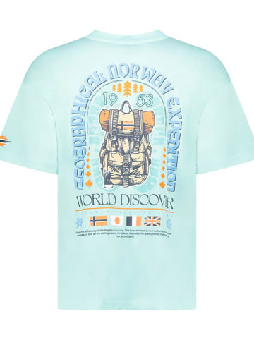 Geographical Norway Shirt "Jakado" turquoise