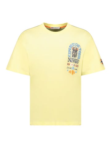 Geographical Norway Shirt "Jakado" in Gelb