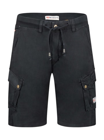 Geographical Norway Cargobermudas "Pakito" in Schwarz