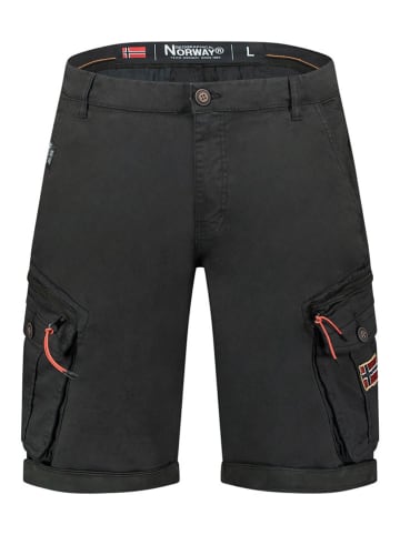 Geographical Norway Bermudy "Parento" w kolorze czarnym