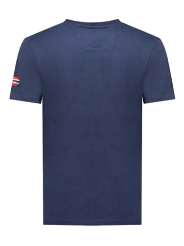 Geographical Norway Shirt "Jofoten" in Dunkelblau
