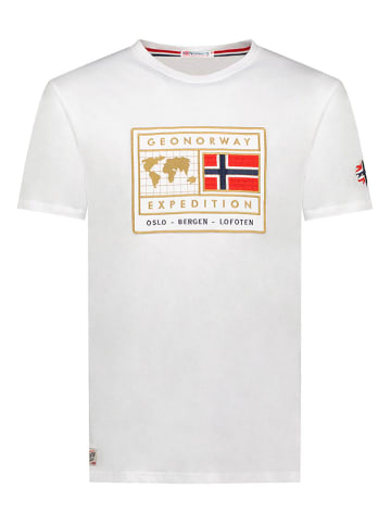 Geographical Norway Shirt "Jofoten" wit