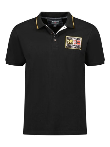 Geographical Norway Poloshirt "Karite" in Schwarz