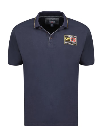 Geographical Norway Koszulka polo "Karite" w kolorze granatowym