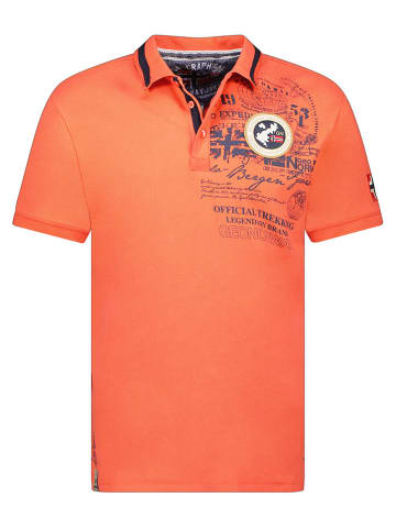 Geographical Norway Koszulka polo "Karuen" w kolorze pomarańczowym