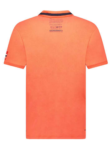 Geographical Norway Koszulka polo "Karuen" w kolorze pomarańczowym