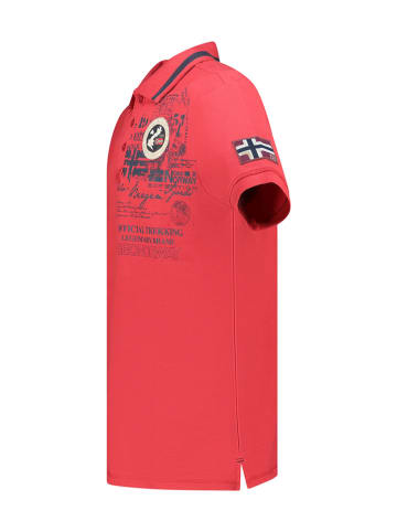 Geographical Norway Poloshirt "Karuen" in Rot