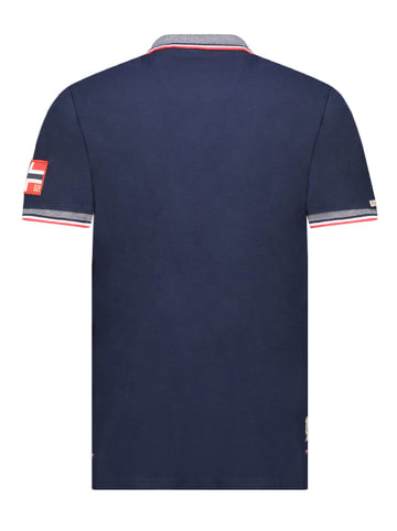 Geographical Norway Koszulka polo "Krusty" w kolorze granatowym