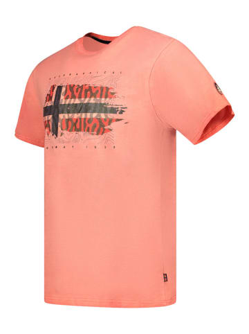 Geographical Norway Koszulka "Jopograph" w kolorze pomarańczowym
