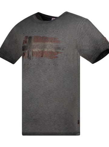 Geographical Norway Shirt "Jopograph" in Anthrazit