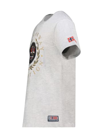 Geographical Norway Shirt "Jiger" in Grau