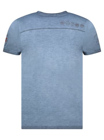 Geographical Norway Shirt "Jimperable" in Blau