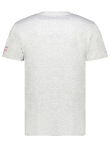 Geographical Norway Koszulka "Jvick" w kolorze szarym