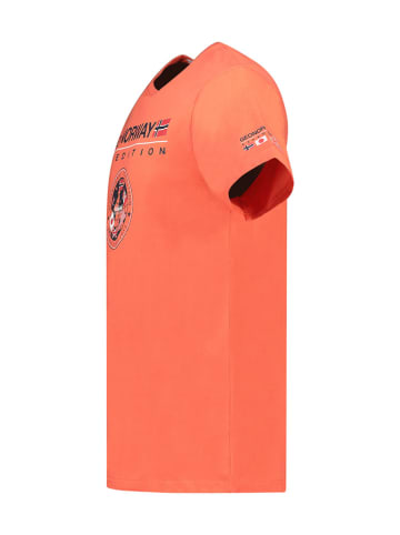 Geographical Norway Shirt "Jvick" in Orange