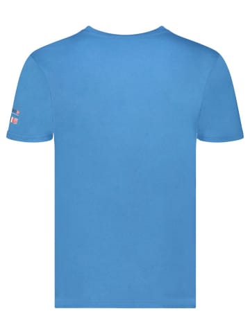 Geographical Norway Shirt "Jvick" in Blau