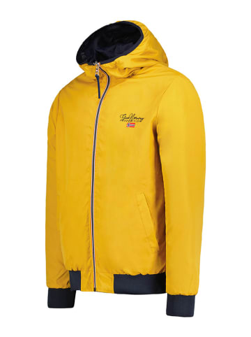 Geographical Norway Dwustronna kurtka przejściowa "Arrivial" w kolorze granatowo-żółtym
